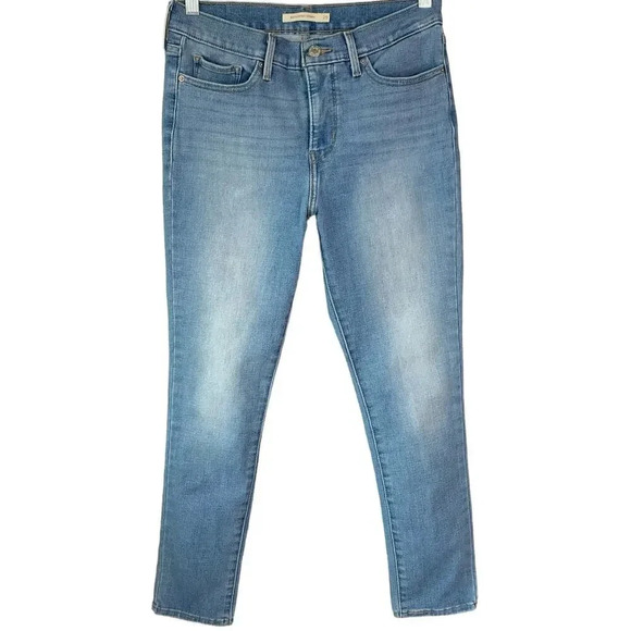 Levi's Denim - Levi's 311 Shaping Skinny Leg Blue Jeans Stretchy Slim Fit Size W29 L28 Mid Rise